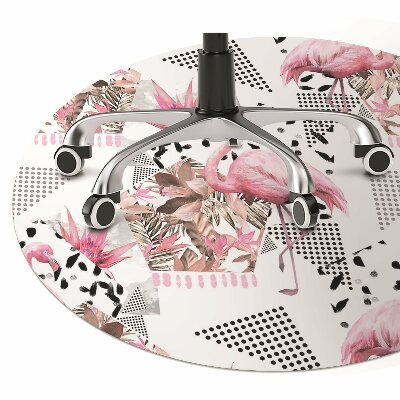 Tapete escritório Flamingos