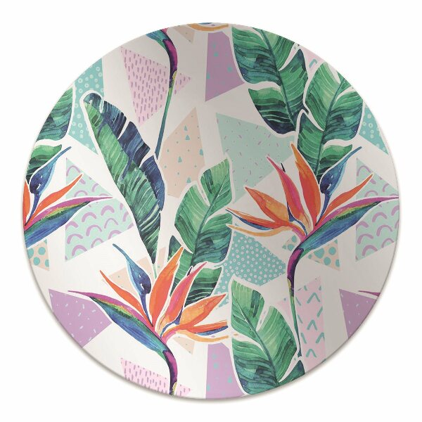 Tapete para cadeira de escritório Flora tropical