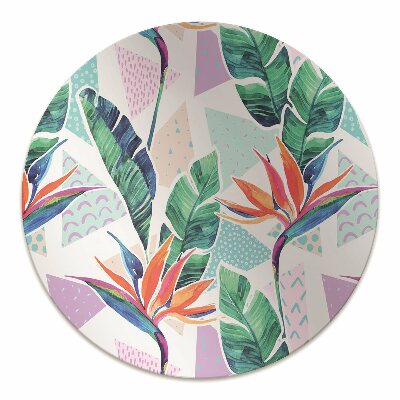 Tapete para cadeira de escritório Flora tropical