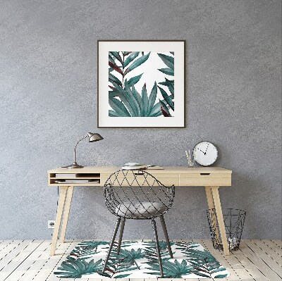 Tapete para escritório Ilustração tropical