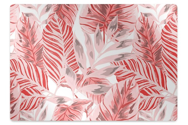 Tapete para cadeira de escritório Selva rosa