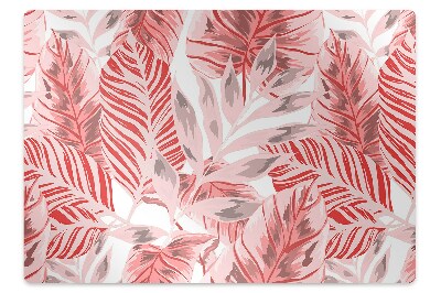 Tapete para cadeira de escritório Selva rosa