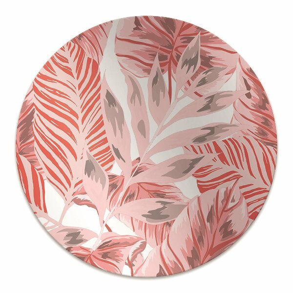 Tapete para cadeira de escritório Selva rosa