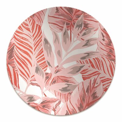 Tapete para cadeira de escritório Selva rosa