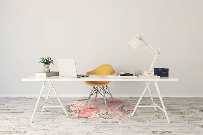 Tapete para escritório papoulas pintadas
