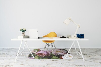 Tapete para cadeira de escritório Jardim de Rosas