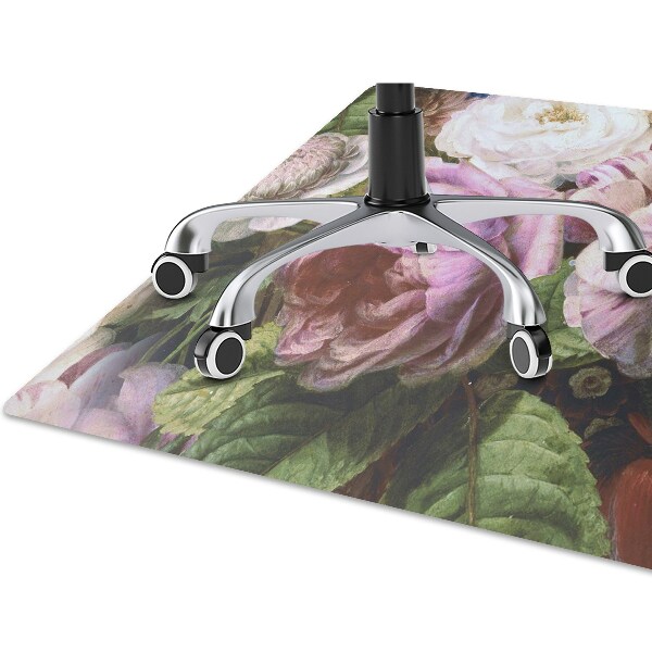 Tapete para cadeira de escritório Jardim de Rosas