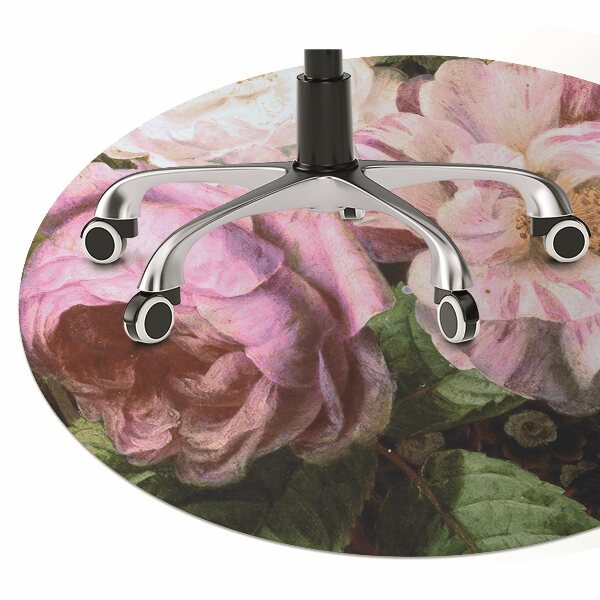 Tapete para cadeira de escritório Jardim de Rosas