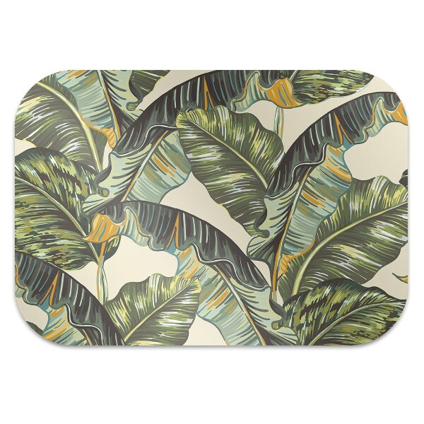 Tapete para escritório Folhas tropicais