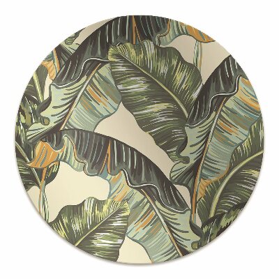 Tapete para escritório Folhas tropicais