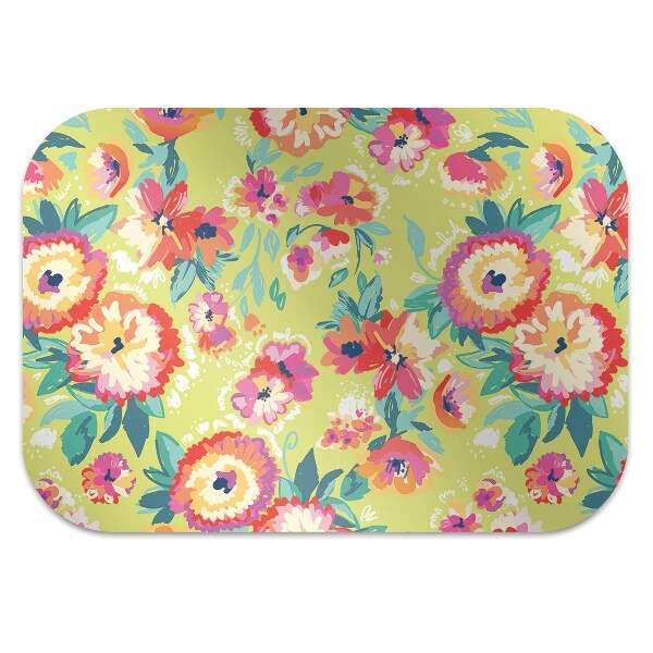 Tapete para cadeira de escritório Jardim de flores