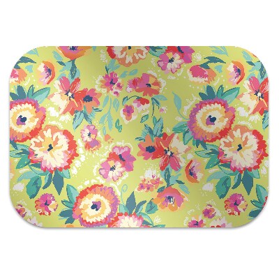 Tapete para cadeira de escritório Jardim de flores