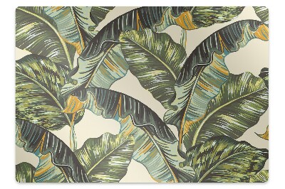 Tapete para escritório Folhas tropicais