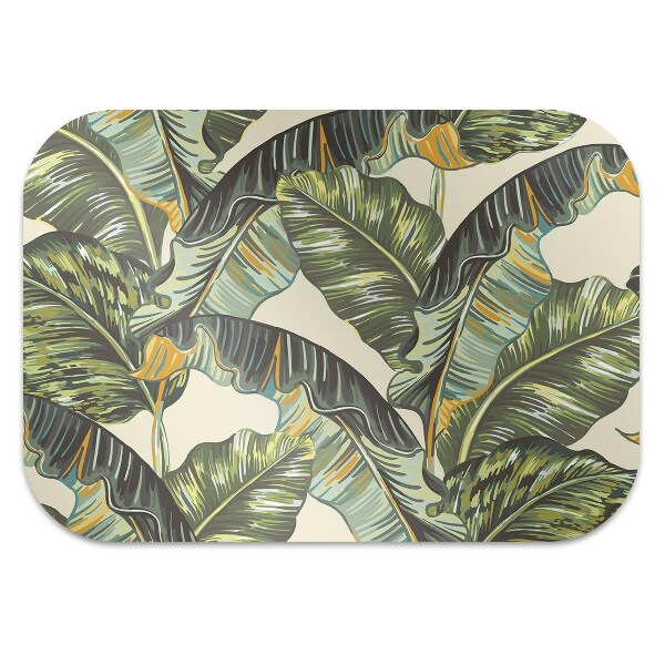 Tapete para escritório Folhas tropicais