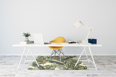 Tapete para escritório Folhas tropicais