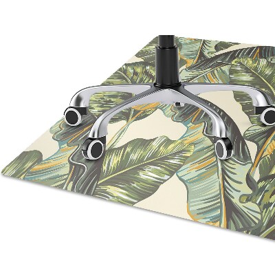 Tapete para escritório Folhas tropicais