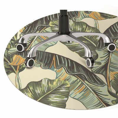 Tapete para escritório Folhas tropicais