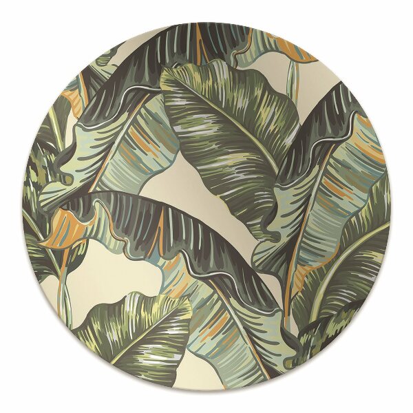 Tapete para escritório Folhas tropicais
