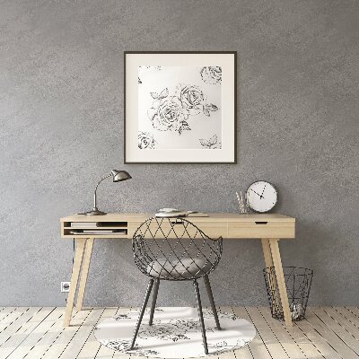 Tapete escritório Rosas