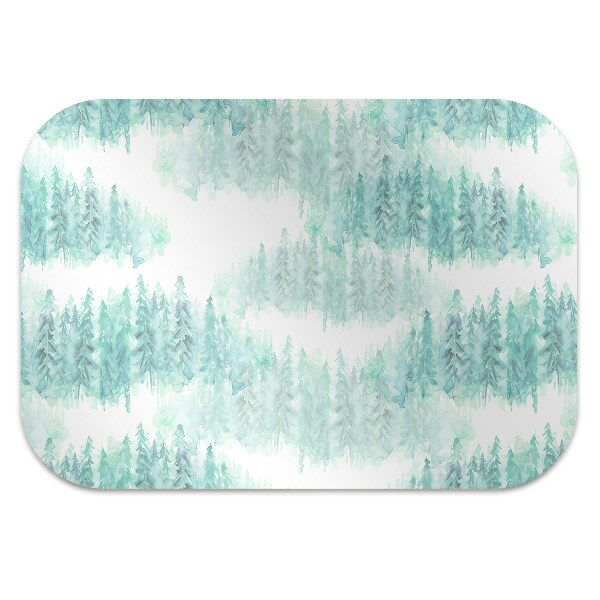 Tapete para cadeira de escritório Floresta Pintada