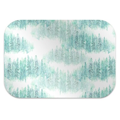 Tapete para cadeira de escritório Floresta Pintada