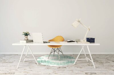 Tapete para cadeira de escritório Floresta Pintada
