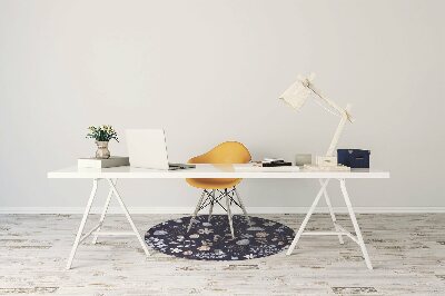 Tapete para escritório Folhas escandinavas