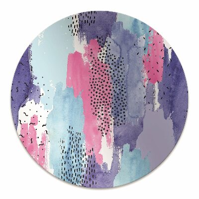 Tapete para cadeira de escritório Abstração em aquarela