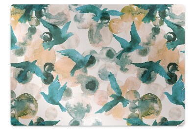 Tapete para escritório Pássaros em aquarela