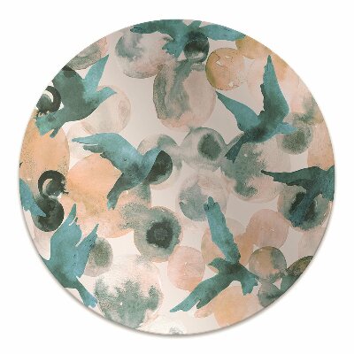 Tapete para escritório Pássaros em aquarela
