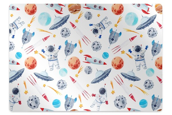 Tapete para cadeira de escritório Astronauta
