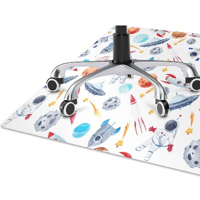 Tapete para cadeira de escritório Astronauta