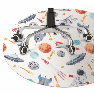 Tapete para cadeira de escritório Astronauta