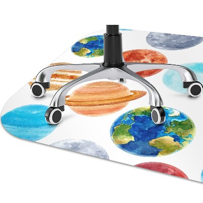 Tapete para escritório Planetas coloridos