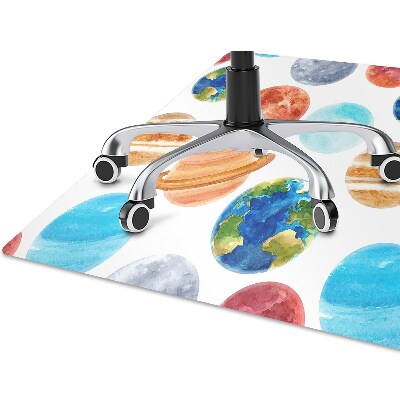Tapete para escritório Planetas coloridos
