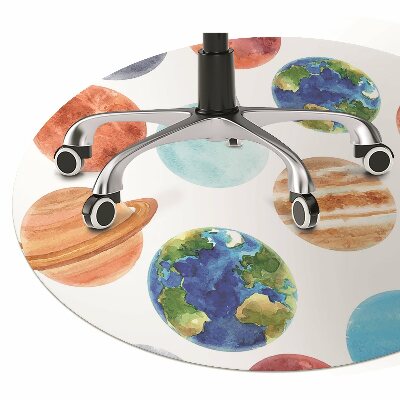 Tapete para escritório Planetas coloridos