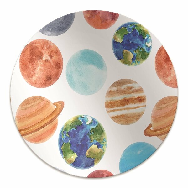 Tapete para escritório Planetas coloridos