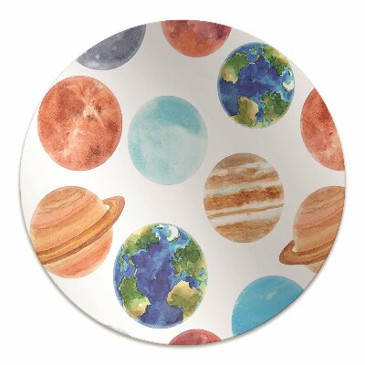 Tapete para escritório Planetas coloridos