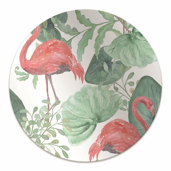 Tapete para cadeira de escritório Flamingos exóticos