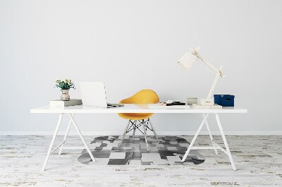 Tapete para cadeira de escritório Azulejos cinzas