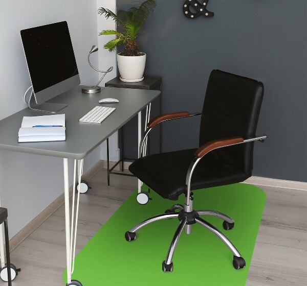 Tapete para cadeira de escritório Cor Amarelo-verde