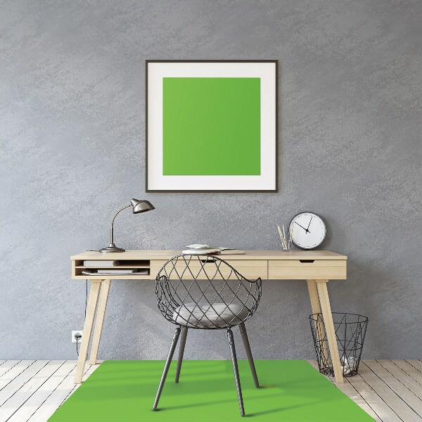 Tapete para cadeira de escritório Cor Amarelo-verde