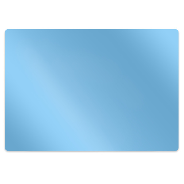 Tapete para cadeira de escritório Cor Azul Pastel