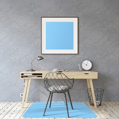 Tapete para cadeira de escritório Cor Azul Pastel