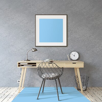 Tapete para cadeira de escritório Cor Azul Pastel
