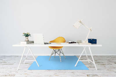 Tapete para cadeira de escritório Cor Azul Pastel