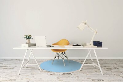 Tapete para cadeira de escritório Cor Azul Pastel