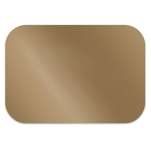 Tapete para cadeira de escritório Cor Ouro