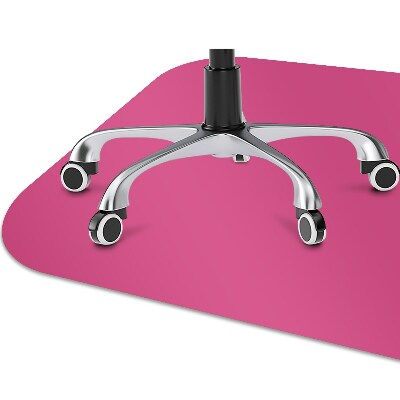 Tapete para cadeira de escritório Cor rosa