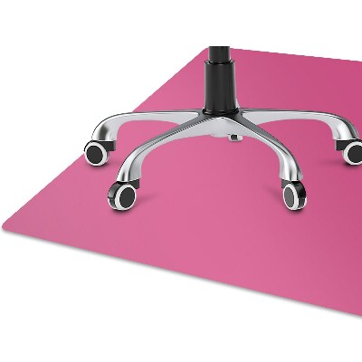 Tapete para cadeira de escritório Cor rosa